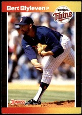 Bert Blyleven 1989 Donruss #119 Twins MLB READ FREE SHIPPING AutographDen
