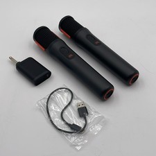 JBL PartyBox Wireless Mic 2X Wireless Microphones, Rechargeable Battery 20hrs