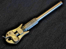 Vintage A.S. Koch Unique Hollow Handle Pin Hand Vise Watch Slit Jaws Wire Tool