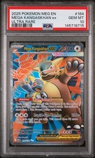 2025 Pokemon Meg En-Mega Evolution #164 Mega Kangaskhan Ex Ultra Rare PSA 10