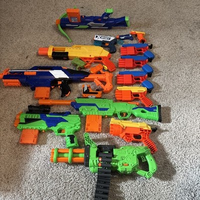 Huge nerf gun lot Of 16 Adventure Force Alpha Strike rapid Strike CS18 Elite Etc
