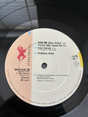 FONDA RAE 12'' SINGLE - TUCH ME  vinyl