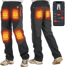 Heated Pants for 12V Waterproof Temp Control (size: S,M,L,XL,XXL)