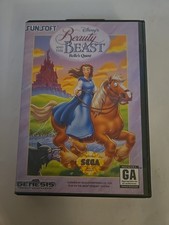 Disney's Beauty And The Beast Belle's Quest Sega Genesis No Manual Untested