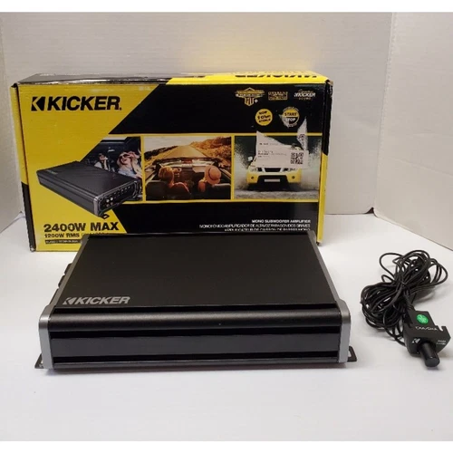 Kicker CXA 1200.1 with Bass Knob