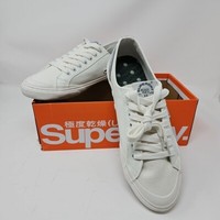 LOW PRO RETRO SUPERDRY SNEAKERS WHITE US SIZE US8 - UK7