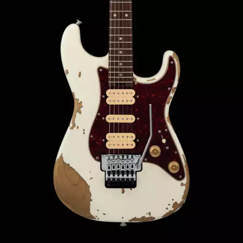 Charvel  Super-Stock So-Cal Style 1 HSH Aged Arctic with Gig Bag