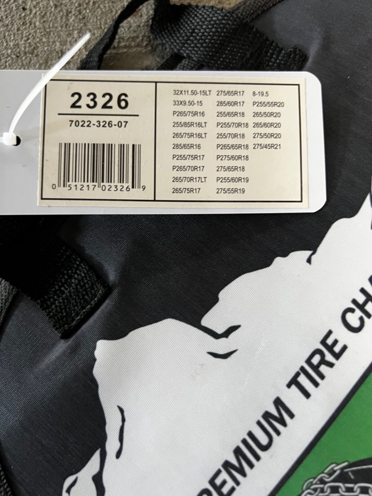 **Brand New** 2326 Alpine Sport Light Truck/SUV Tire Snow Chains for