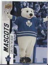 2022 Upper Deck National Hockey Card Day Mascots #M-8 Carlton The Bear  Leafs