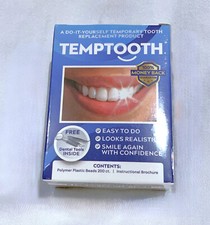 Temptooth: Temporary Tooth, Temp Tooth, False, Missing DIY Tooth Kit, Free Post.