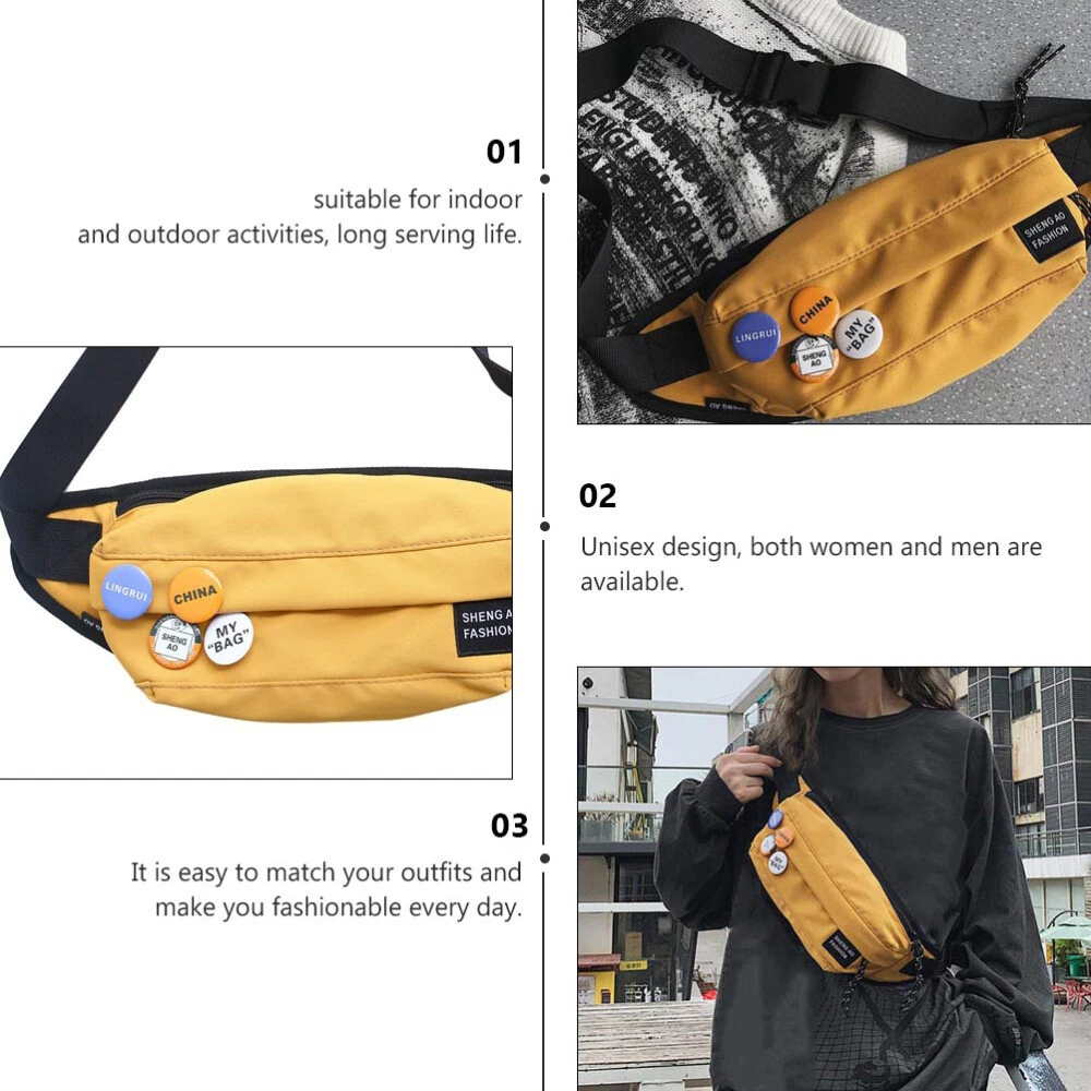 Travel Belt Bag Shoulder Backpack Crossbody Messenger Purse  