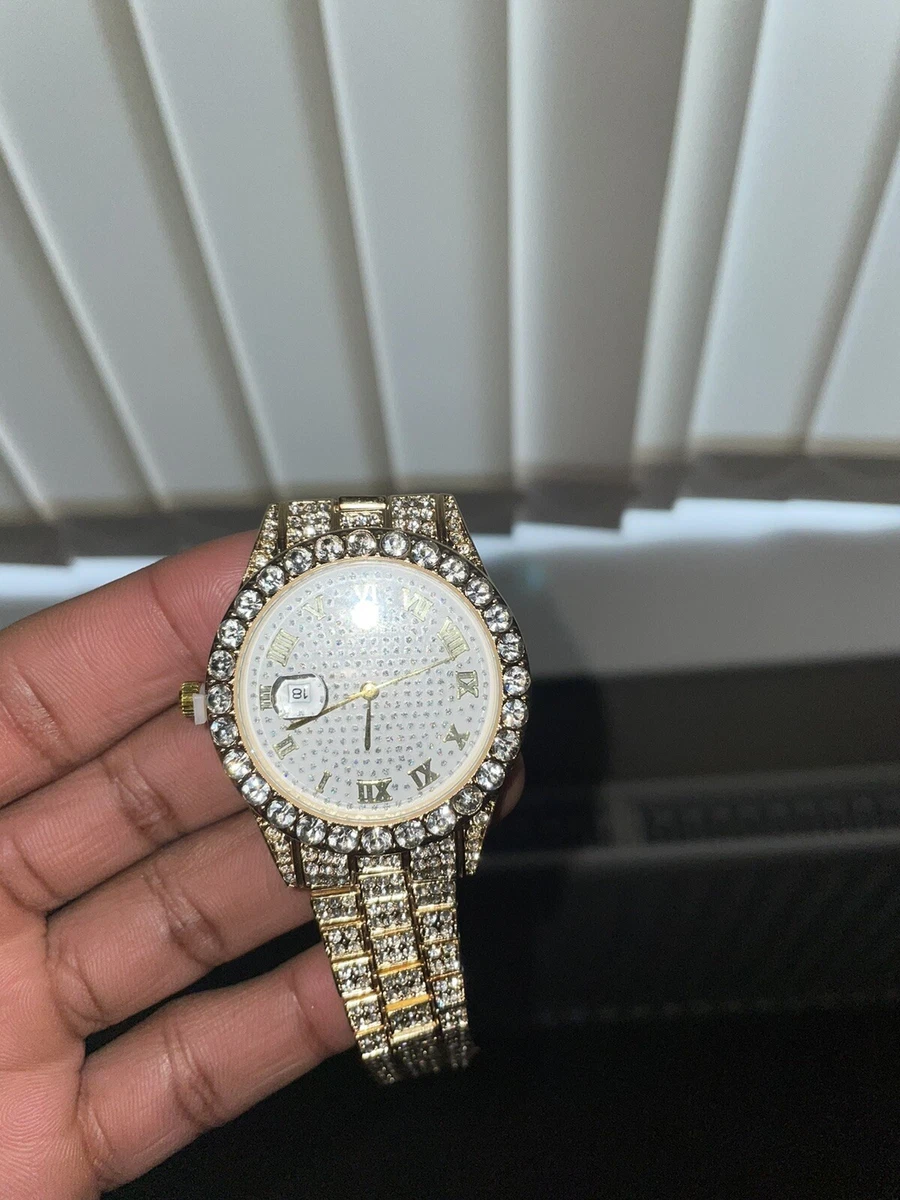 Cheap iced out watches hot sale