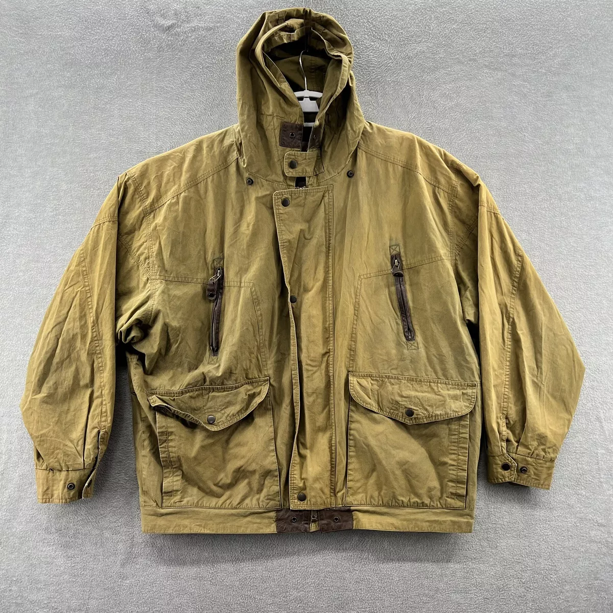 orvis size L mens vtg outdoor safari big pocket jacket