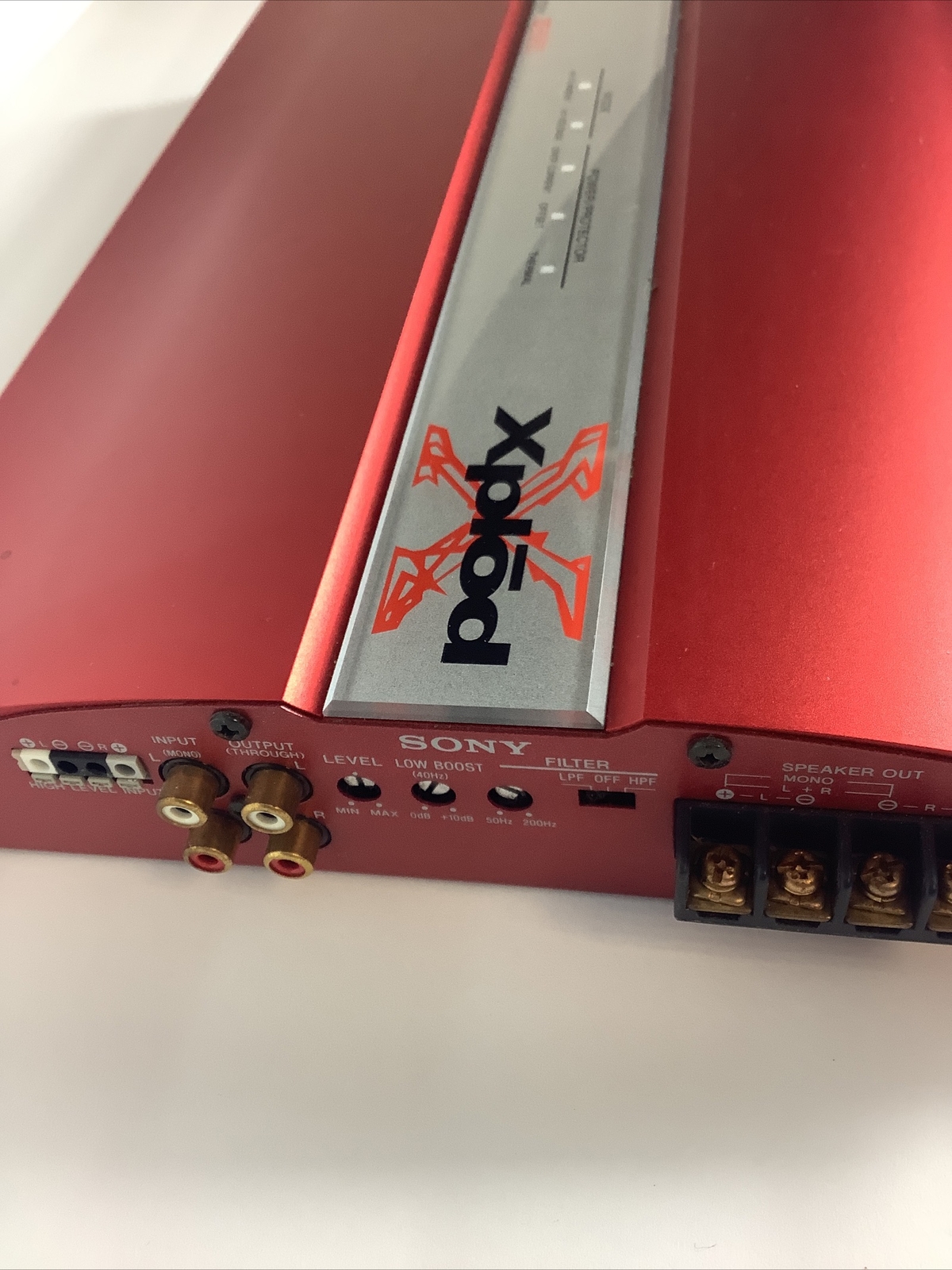 SONY 車載用 ステレオパワーアンプ「XM-1002HX」 2/1ch