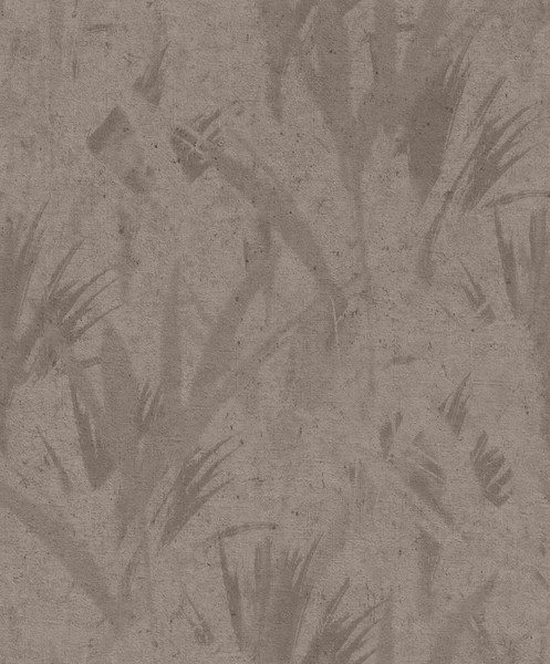Rasch Tapete 520750 Concrete Vliestapete BläTter Braun (5,20€/1Qm)-image