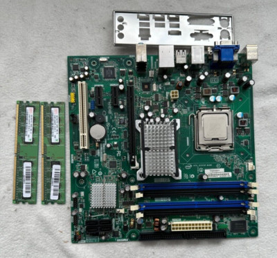 Intel Destop Board DG35EC E29266 mATX Mainboard + Intel Duo E7200 +2GB RAM + I/Q