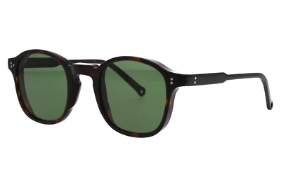 200  Brown Retro Pantos Sunglasses Hally & Son HS918 Style Moscot Lesca