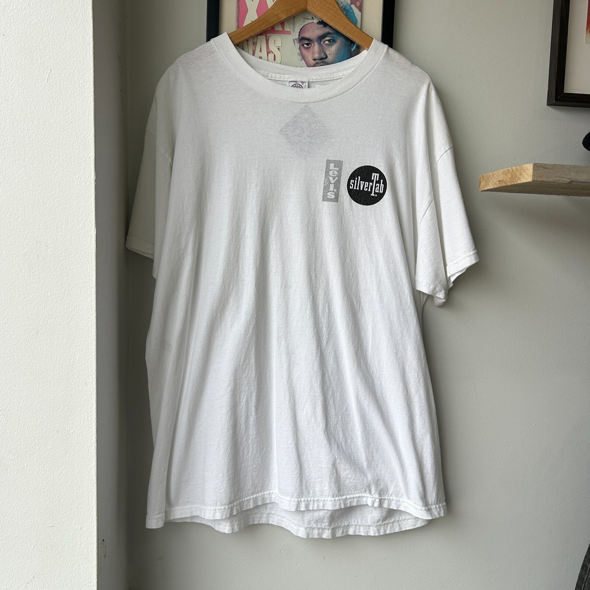 VINTAGE 90s | Levis SilverTab Logo T-Shirt sz XL | eBay