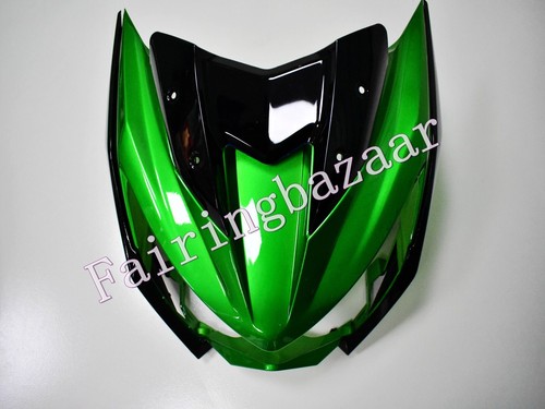 Fit for 2013-2016 Z800 Black Candy Green ABS Injection Bodywork Fairing Kit - Picture 2 of 10