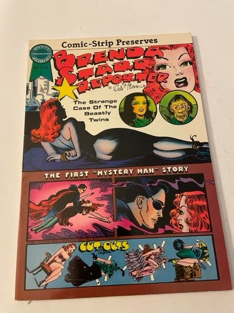 BRENDA STARR REPORTER "The Strange Case Of The Beastly Twins" Book 1 TPB - 1986!