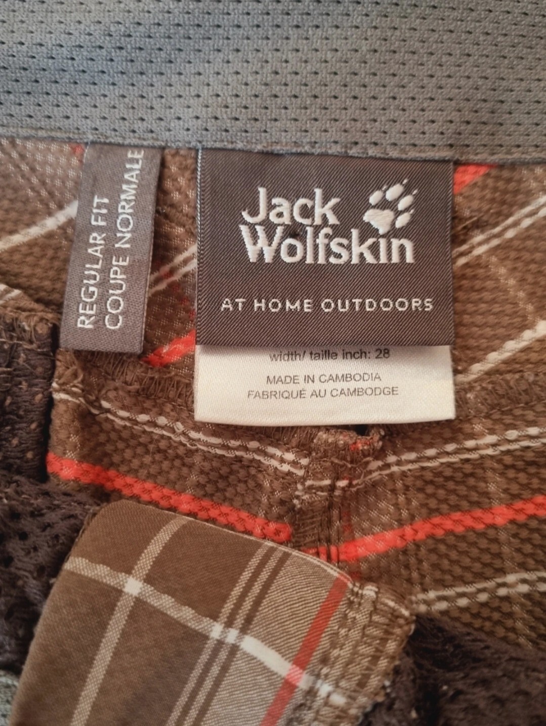 Jack Wolfskin Flex Shield Softshell Checked Short… - image 4
