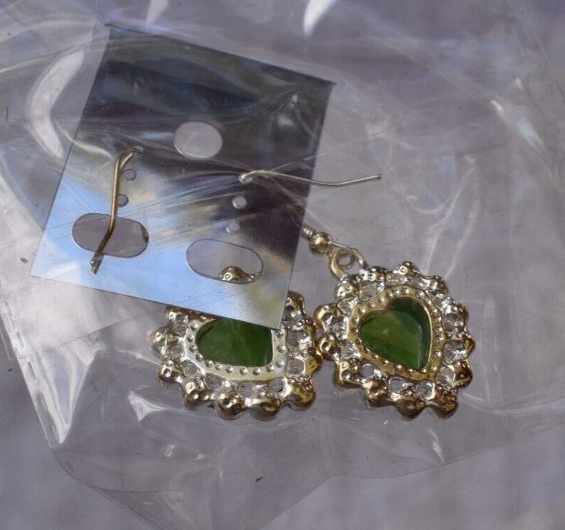 Brincos PEDRA PRECIOSA QUARTZO ESMERALDA 925 prata esterlina presente PEDRA DE NASCIMENTO MAIO - Imagem 4 de 4