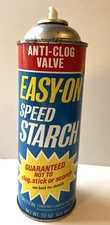 Vintage EASY-ON SPEED STARCH Spray Hard to Find 22 oz No Cap