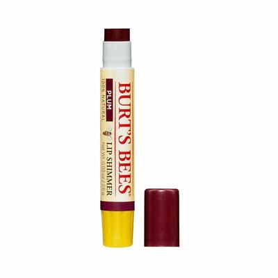 Burt's Bees 100% Natural Moisturizing Lip Shimmer, Plum