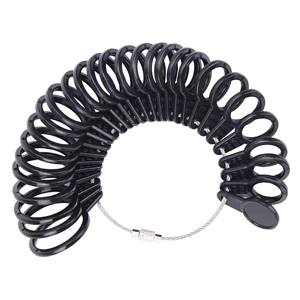 Misuratore Taglie Anelli - Scala UK/US/EU - In Acciaio E Plastica - Per Gioiellieri E Fai Da Te - Foto 9