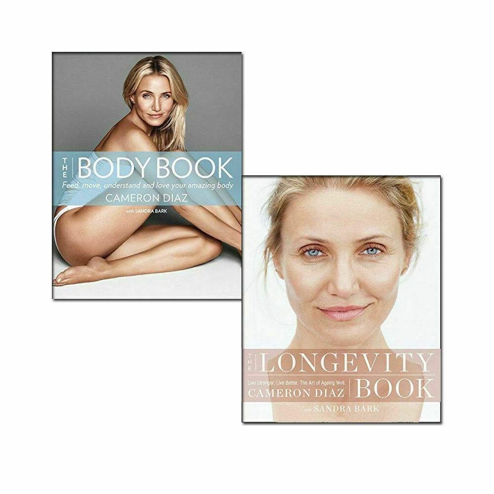 Cameron Diaz 2 books collection set pack The Longevity Book,The Body Book NEW