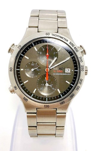 SEIKO WH-5963 7T52-6A30 Chronograph Analog Quartz black Watch Movement  Japan | eBay