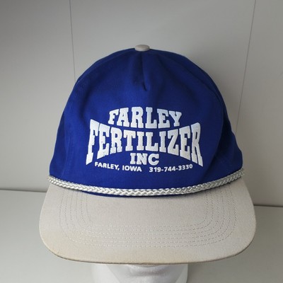 Casquette Vintage Années 90 Cominco Fertilizers - Fermeture à Sangle En Cuir - Neuf Sans étiquette