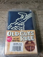 Taylor Made Old Guys Rule Powering Through Life 12" x 18" Nylon Boat Flag 5632
