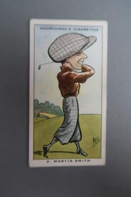 CHURCHMAN SPORTS CELEBRITIESL.E MARTIN SMITH # 34 POSTFRISCH 1931 SIEHE ALLE FOTOS