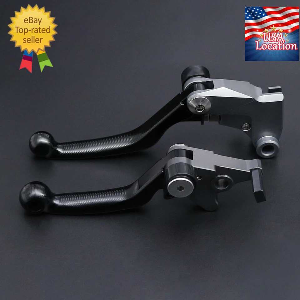 Para Kawasaki KX100 1994-1995 KDX200/220 1995-2006 Palancas de embrague de freno Dirtbike Foto 3 de 4