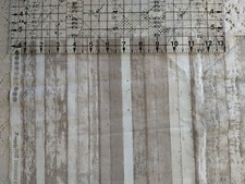 Keepsake Calico Wood Grain Plank Quilt Sewing Fabric 31x45" Gray Tan