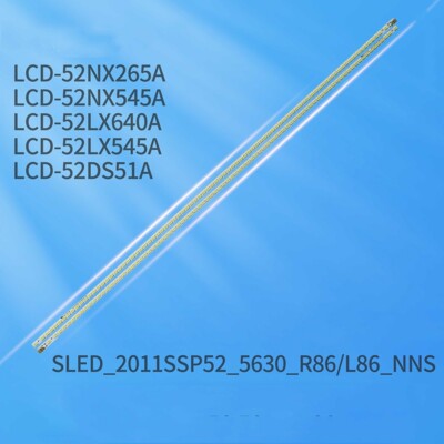 2 Pcs LED-Streifen für Sharp LK520D3GVRCX LK520D3G60H LCD-52LX960A LCD-52DS50A