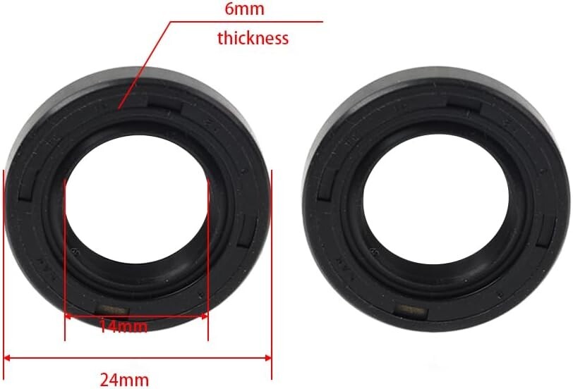 Sleek Design Engineered Crankcase Gear Shift Lever Shaft Oil Seal 2PCs eBay