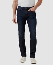 Buffalo by David Bitton Men's Blue Slim Ash Dark Wash Jeans Pants Size 30