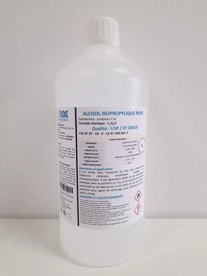 SOLNATCHI ALCOOL ISOPROPYLIQUE EP / USP GRADE 99,9% - 1L