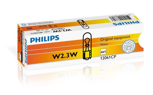 W2,3W PH-12061CP (single bulb) W2x4,6d PHILIPS 12V - Picture 2 of 3