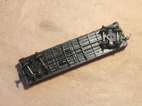 HO SCALE TRAIN BURLINGTON 3166 TERRA COTTA GONDOLA FREIGHT HAULER CAR UNTESTED - Picture 6 of 9