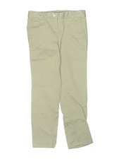 Crewcuts Outlet Girls Green Khakis 8