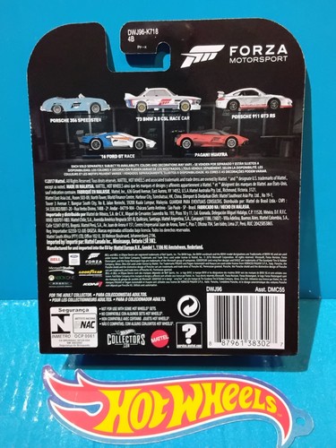 2017 HOT WHEELS NEW MODEL PORSCHE 356 SPEEDSTER BLUE FORZA MOTORSPORT ROADSTER - Picture 10 of 10