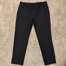 Michael Kors Dress Pants Men  s 34x30 Classic Fit Black Flat Front Stretch
