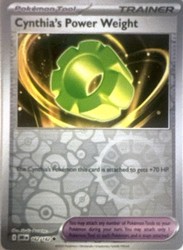 Cynthia's Power Weight 162/182 Destined Rivals Reverse Holo Uncommon