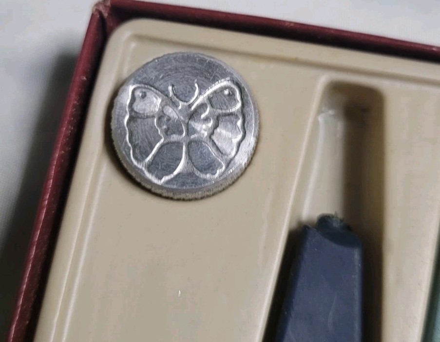 Vintage Hallmark Sealing Wax Envelope With Butterfly/moth Stamp USED Cottage