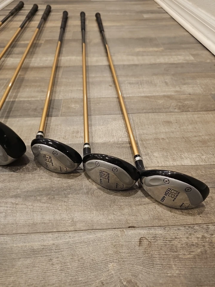 Juego de palos de golf Golden Bear GB Tech 460 diestro para hombre U.L.S 2 varillas de grafito 12 palos Foto 3 de 4
