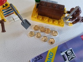 LEGO 6235 Buried Treasure Pirates 1 6235-1 1989 Bo'sun Will incl instructions