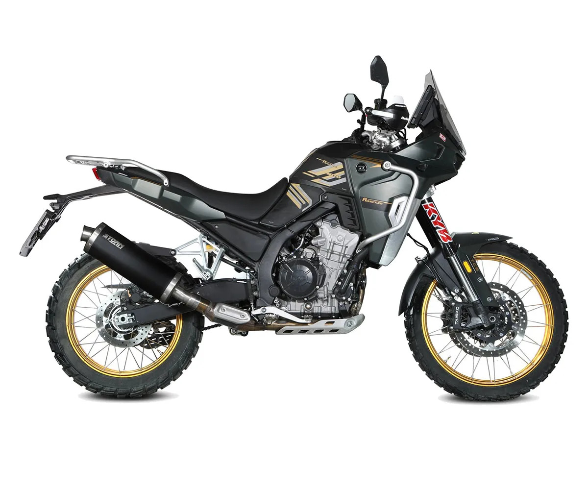 Exhaust Storm by Mivv Muffler Oval Black Steel for KOVE 800 X 2024